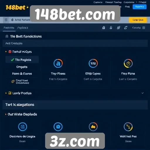 Recursos e funcionalidades do site 148bet.com